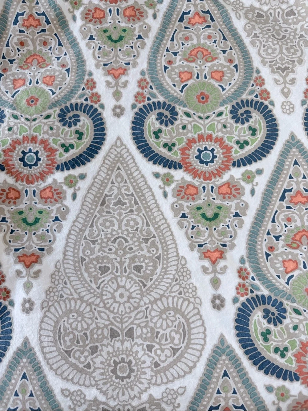 Pottery Barn Gisela Paisley Medallion Duvet Cover - Full/Queen